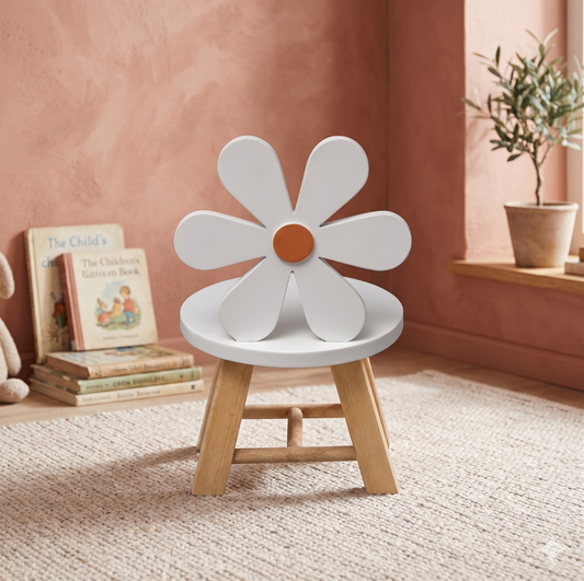 Whimsical Daisy Chair Baby Prop for Adorable Photoshoots