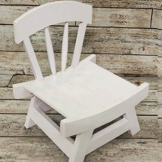 Premium Wooden Chair Baby Prop for Newborn & Toddler Photoshoots | Cute Studio Photography Accessory