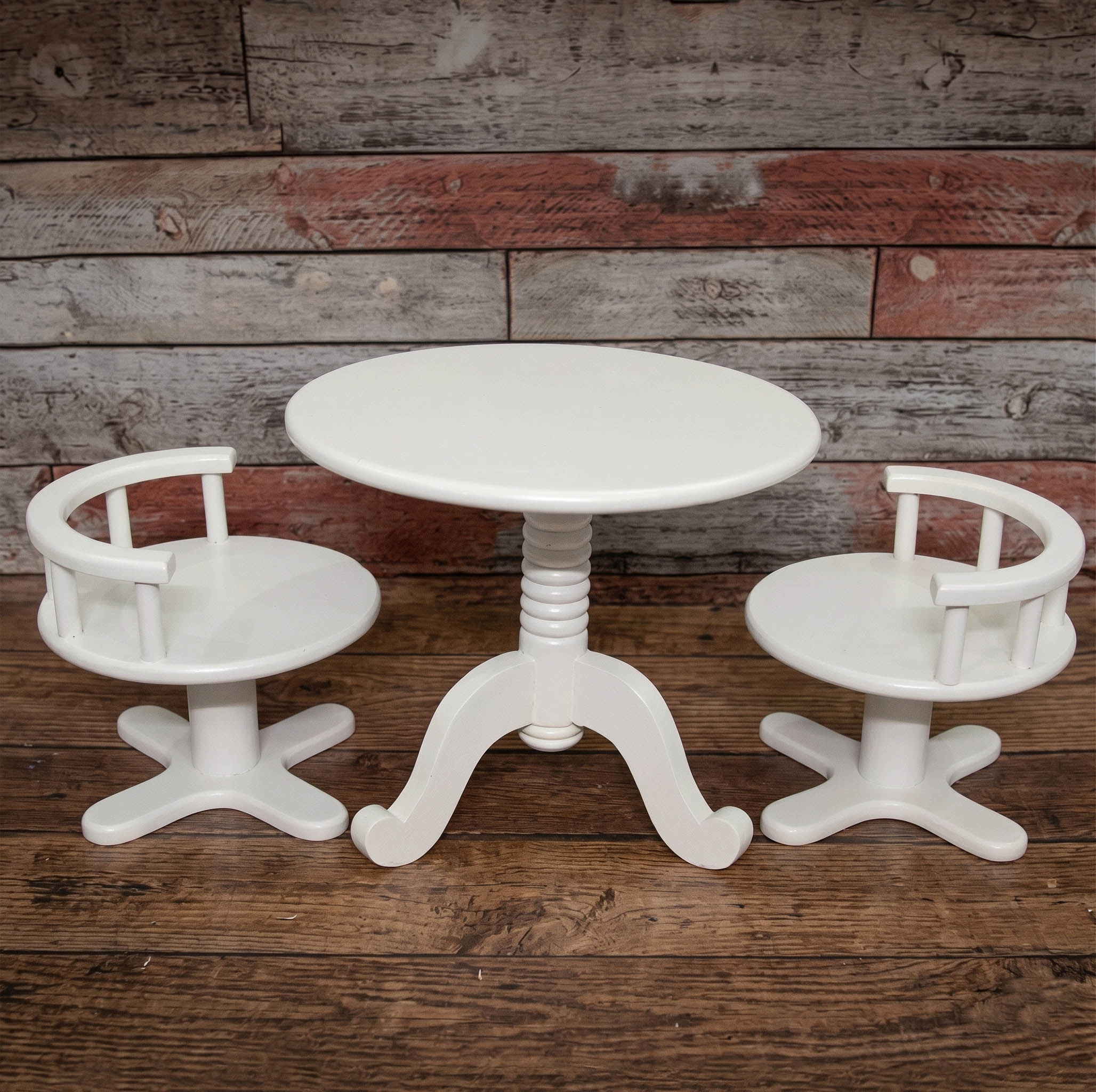 Picnic Party Table & Chair Baby Prop for Cute Tea Party Photoshoots