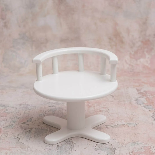 Adorable Wooden Chair Baby Prop for Toddler Photoshoots | Cute Photography Studio Accessory